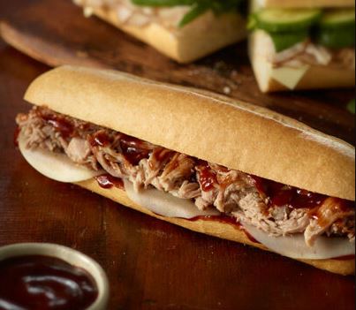 Wawa BBQ Pulled Pork Sandwich